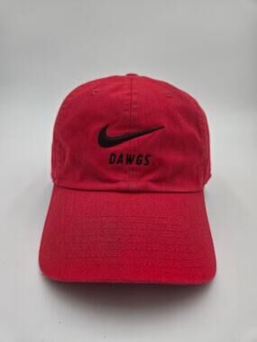 Nike Georgia Bulldogs Dawgs NCAA Adjustable Baseball Cap Red Hat